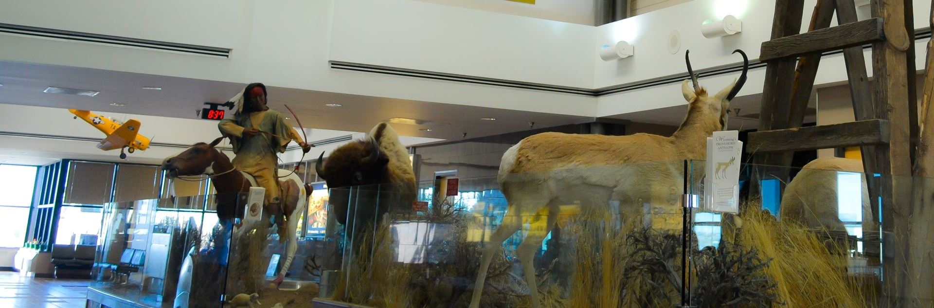 One of the Four Dioramas inside the terminal.