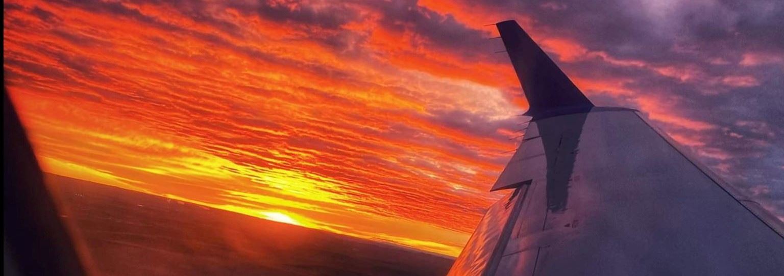 Wyoming sky from somewhere up above